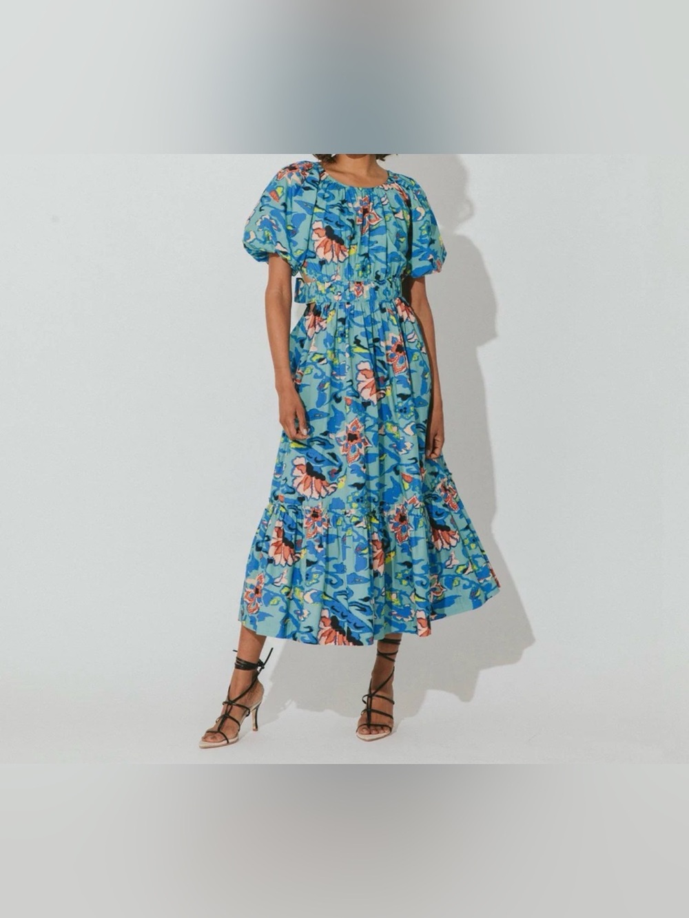 Celobella Misha Ankle Dress In Color Calypso - Size Small